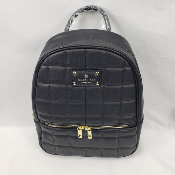 London Fog Bags London Fog Jael Quilted Black Mini Backpack Nwt